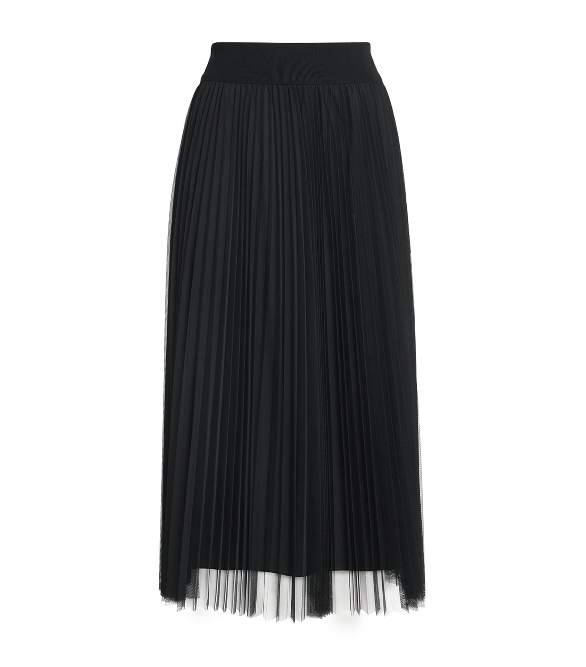 Fabiana Filippi Pleated Midi Skirt In Black