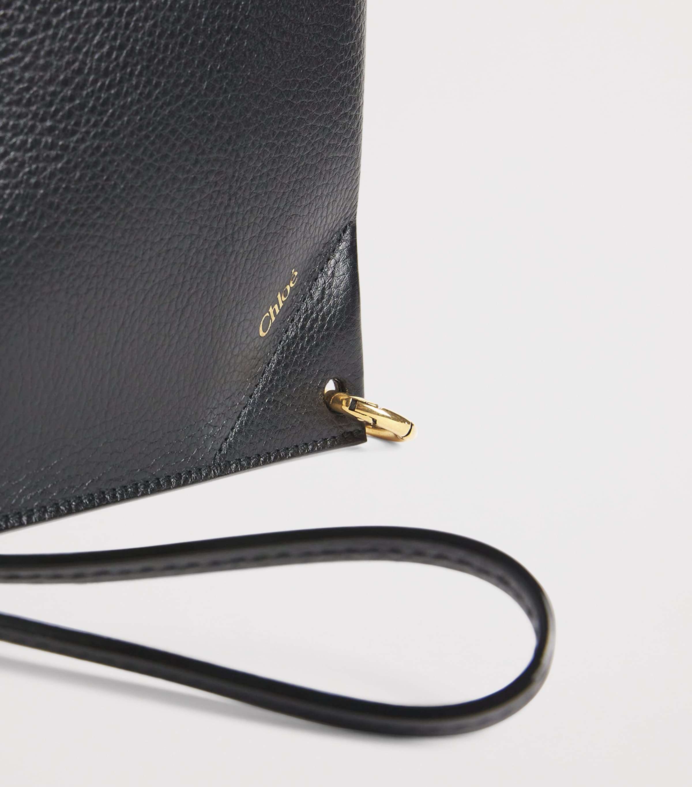 Leather Spin Pouch BLACK Image 4