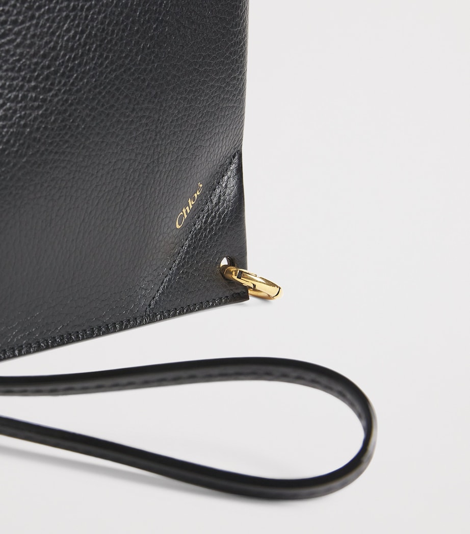 Leather Spin Pouch BLACK Image 4