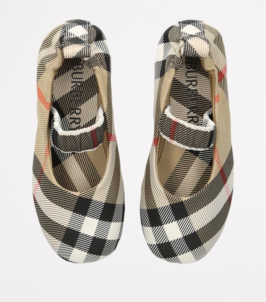 Check Mary Janes BEIGE COMB Image 4