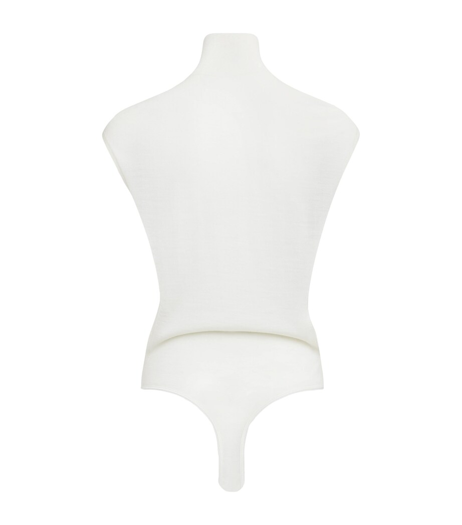 Cap-Sleeve Bodysuit BLANC NATUREL Image 5