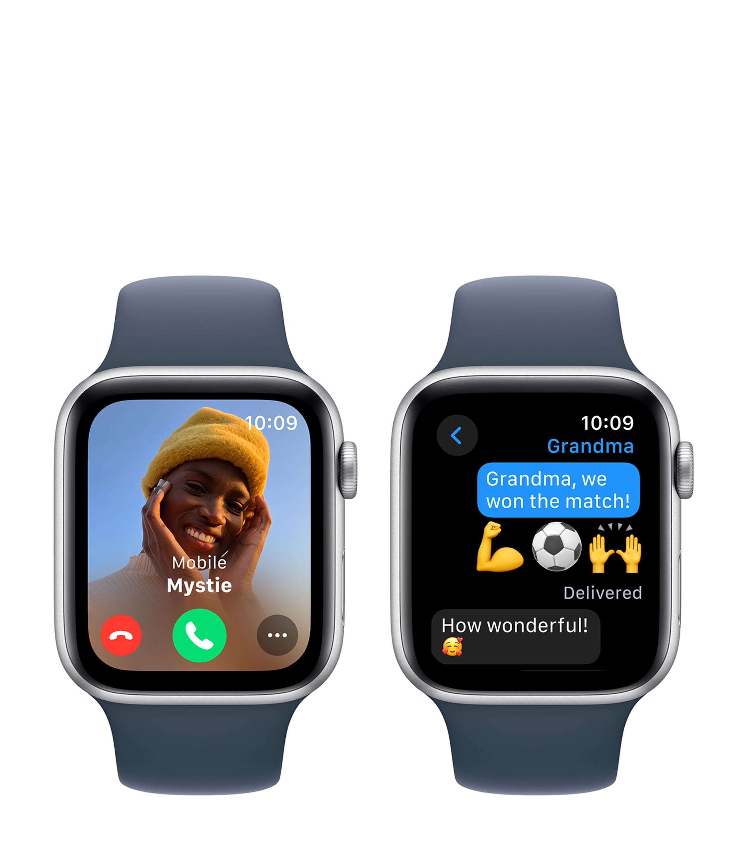 Apple Apple Watch SE 2023 – Silver with Storm Blue Sport Band, 44mm, Medium/Large | Technology | Smart Tech & Wearable Tech | Smart Watches | Designers | Apple Apple Apple Watch SE 2023 – Silver with Storm Blue Sport Band, 44mm, Medium/Large | Technology | Smart Tech & Wearable Tech | Smart Watches | Designers | Apple