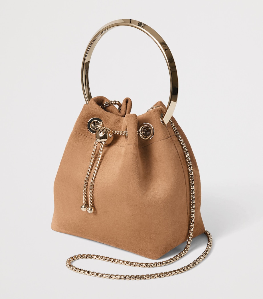 Leather Bon Bon Top-Handle Bag TOFFEE/LIGHT GOLD Image 2