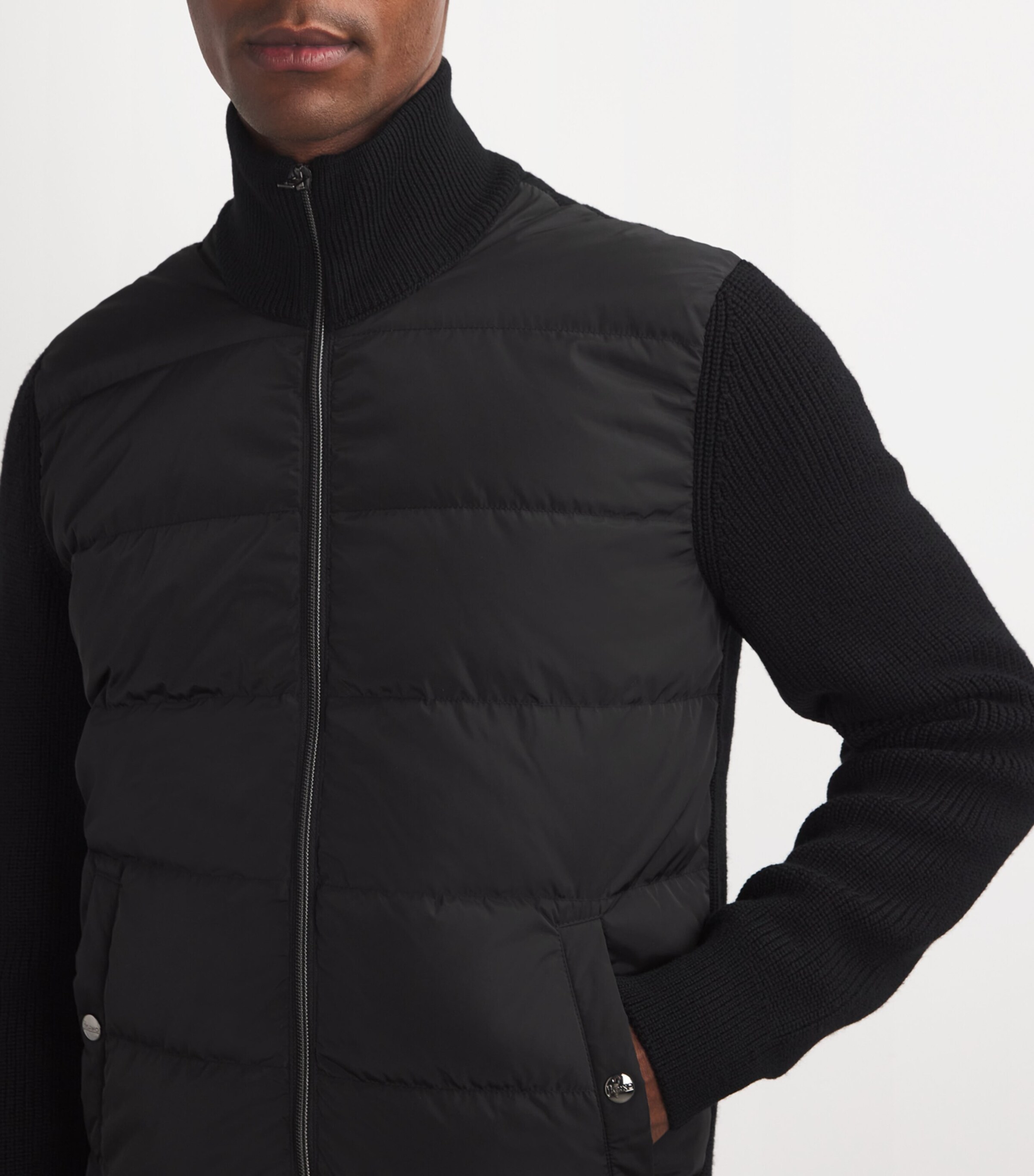 Herno Wool Hybrid Down Jacket | Harrods SA