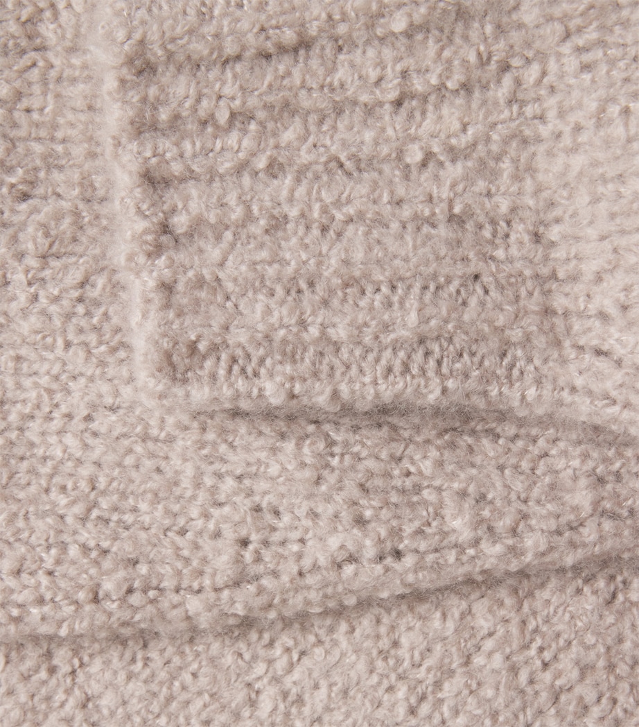 arch 4 Womens Cashmere-Silk Behati Chunky Sweater Alabaster Image 6