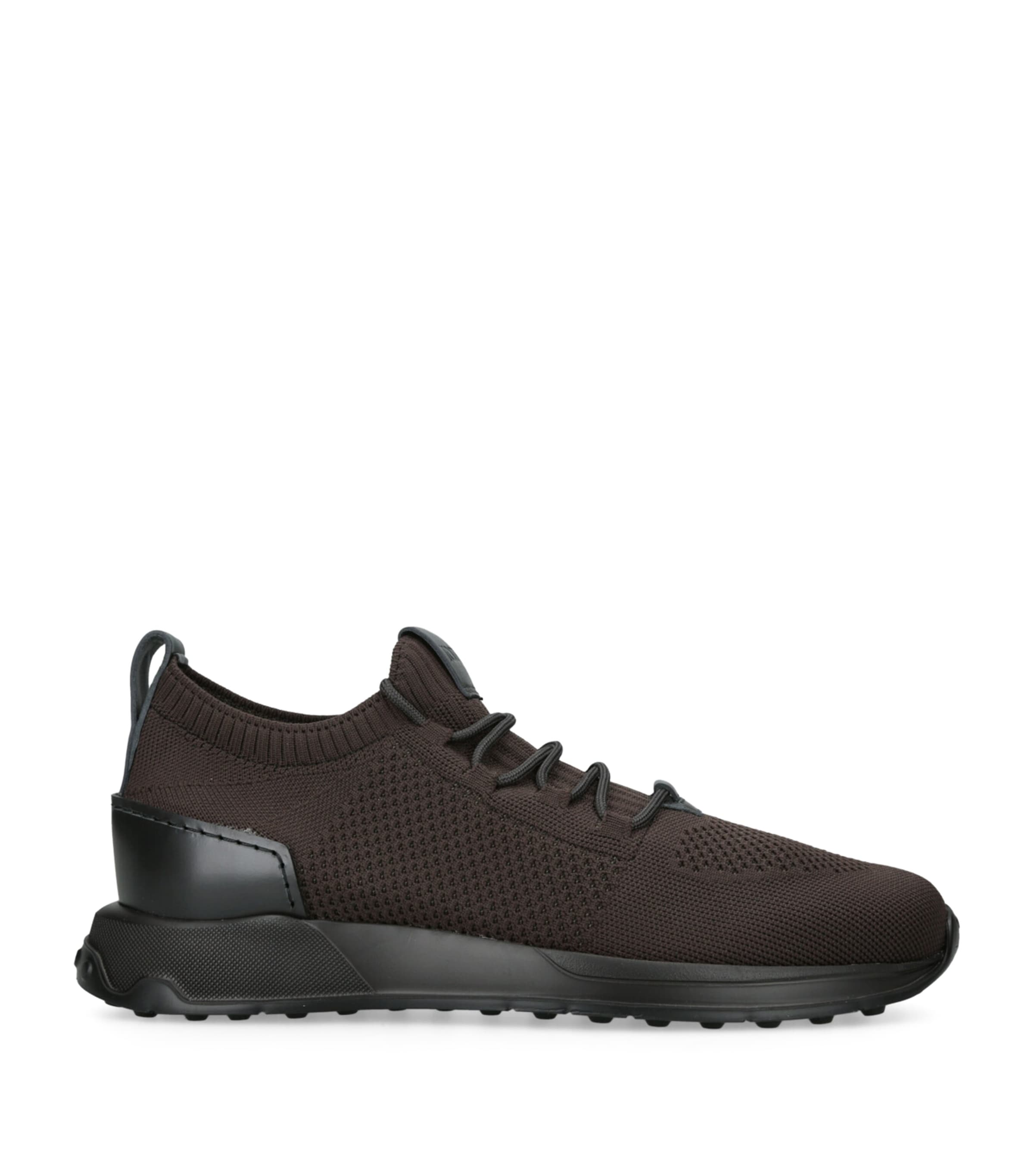 Tod's Mens Run 63K Calzino Sneakers Dark Brown Image 1