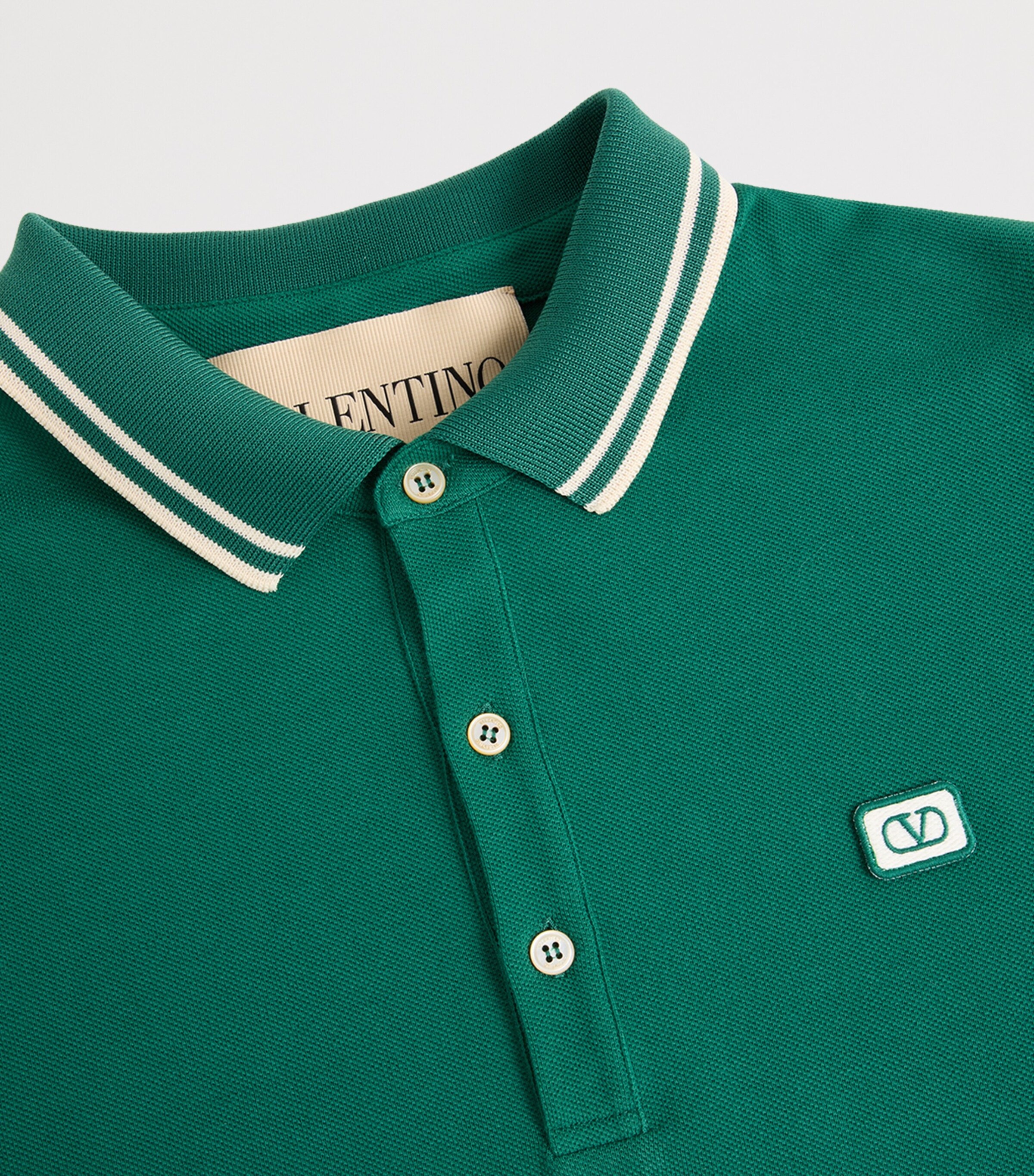 Valentino Garavani VLogo Signature Polo Shirt | Harrods HK