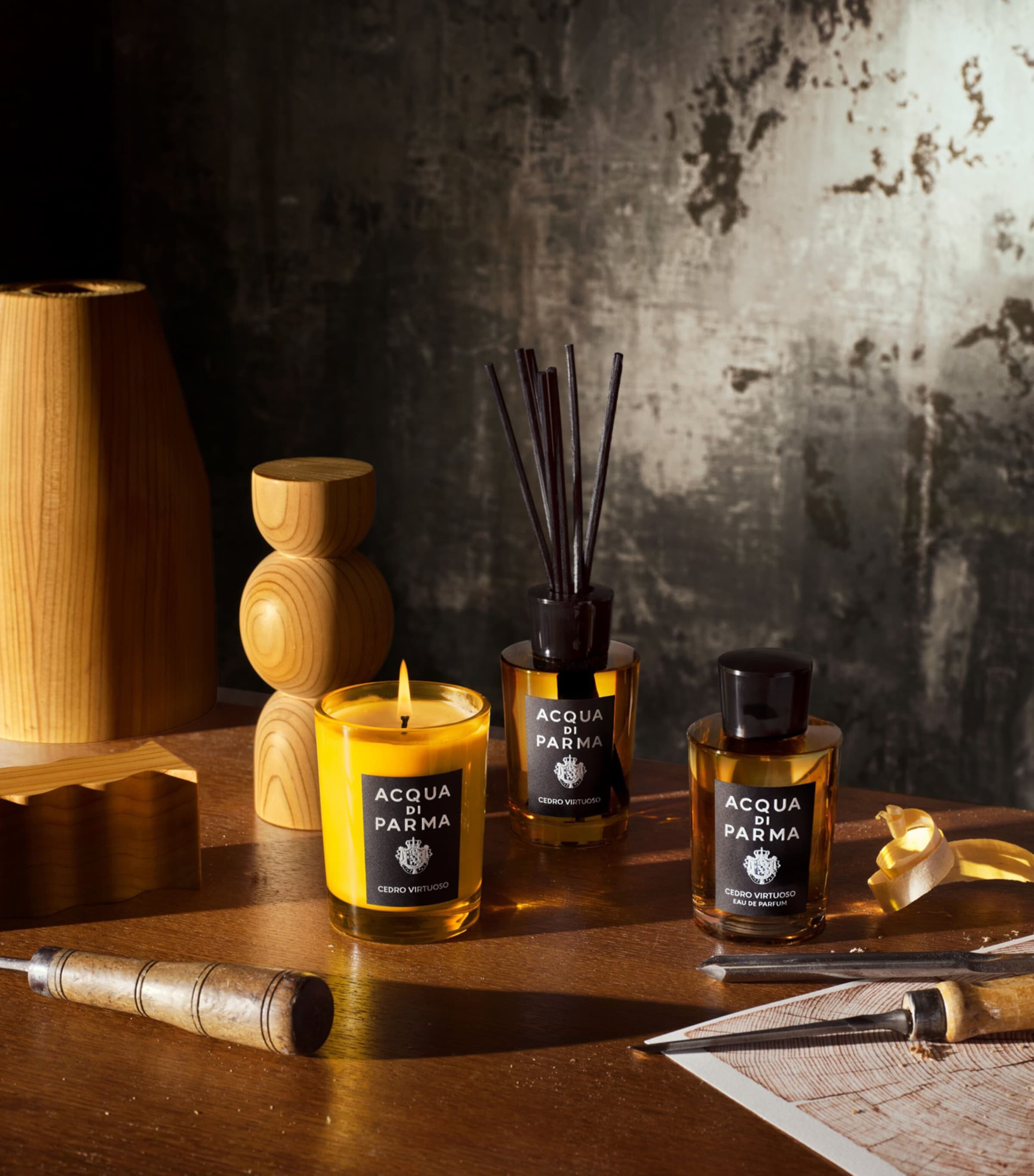 Acqua di Parma Cedro Virtuoso Candle (200g) Image 5