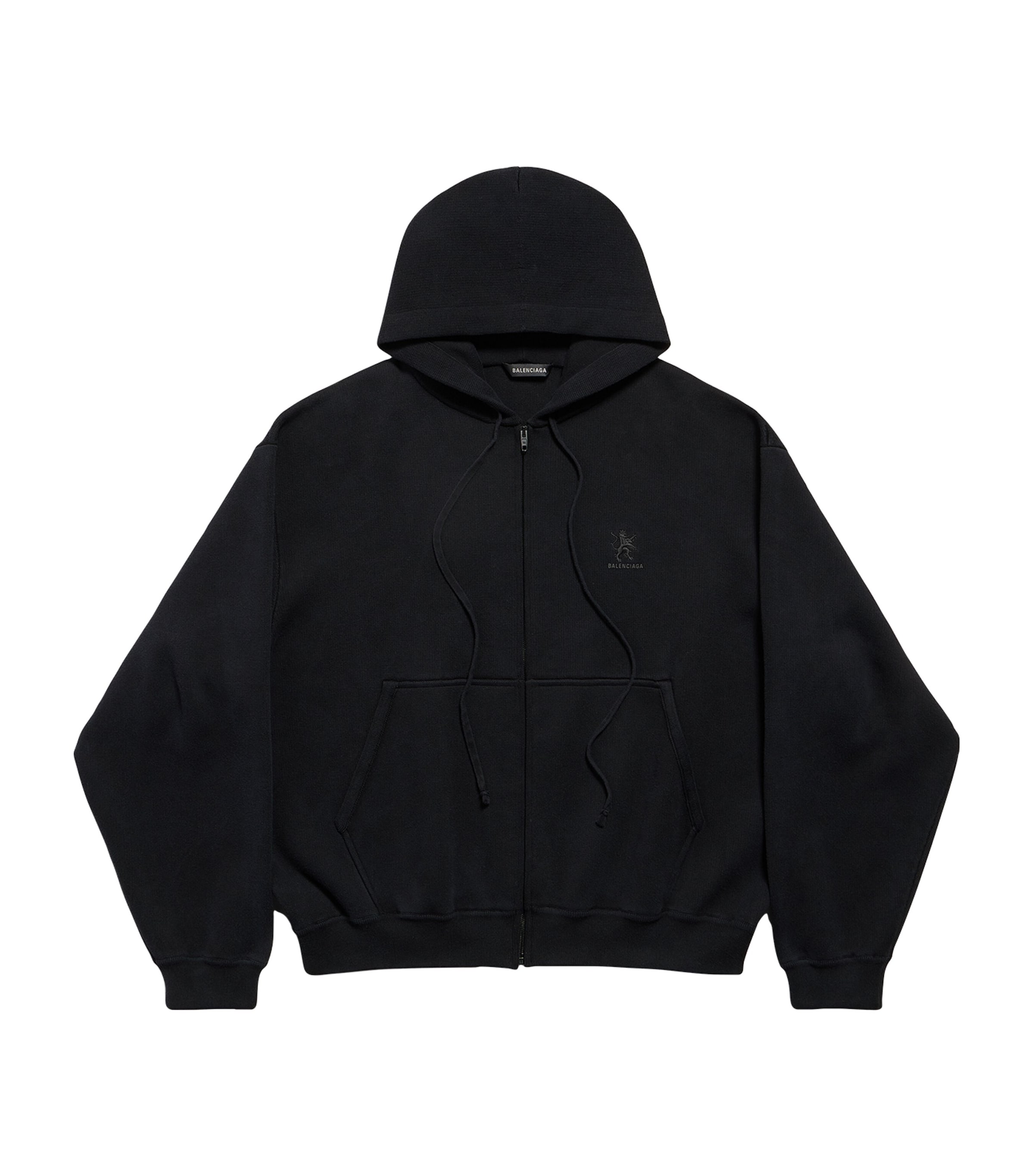 Cotton-Blend Embroidered Lion Hoodie 1000 Image 1