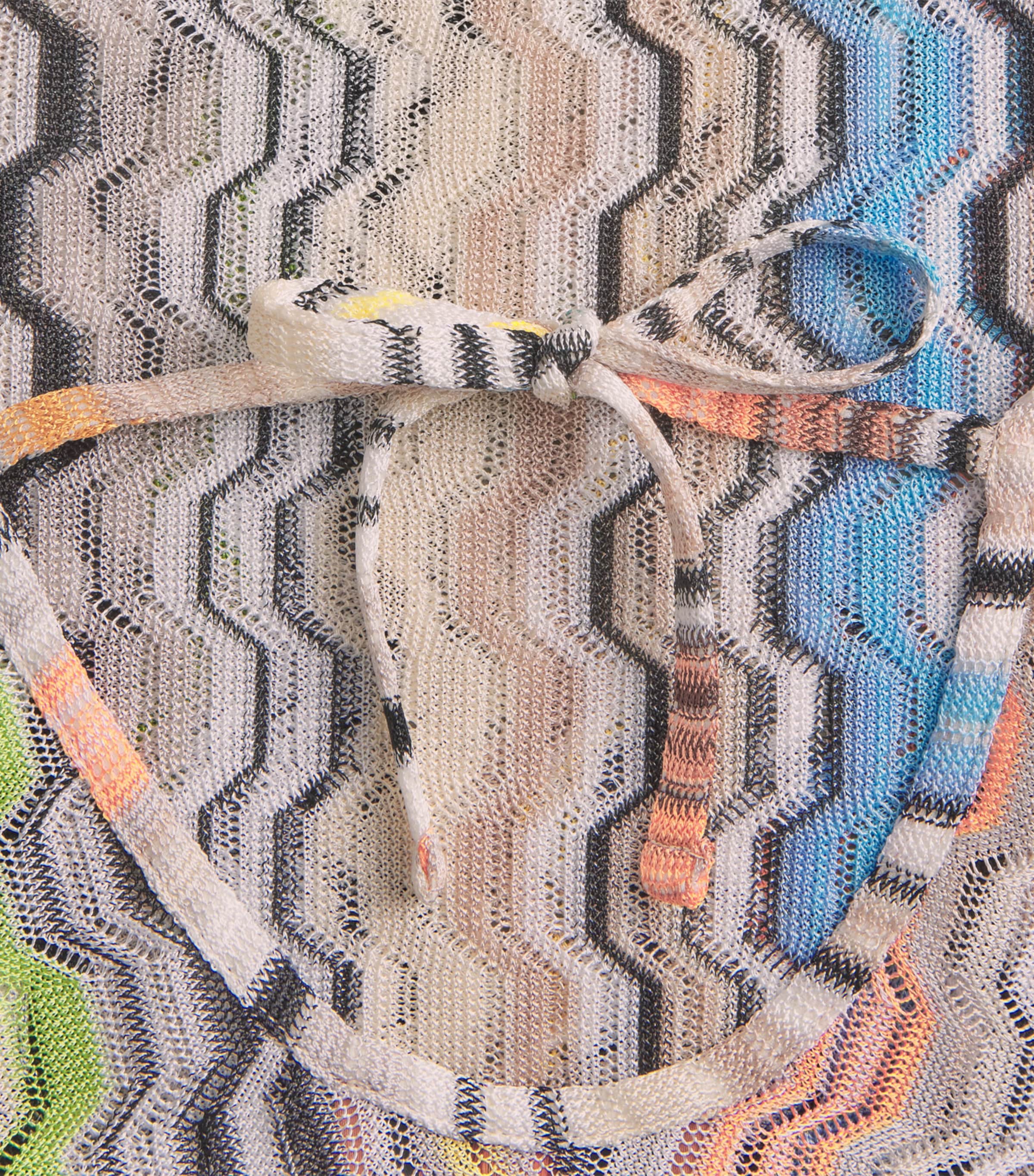 Missoni Womens Zigzag Mini Dress Smsnp Multicolor Image 6