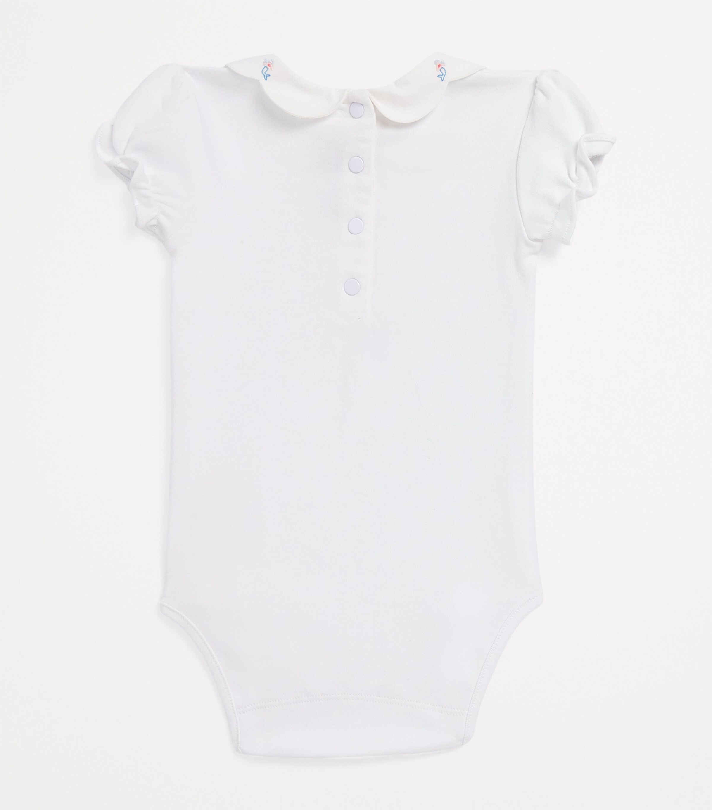 Embroidered All-In-One (3-18 Months) CORAIL Image 2