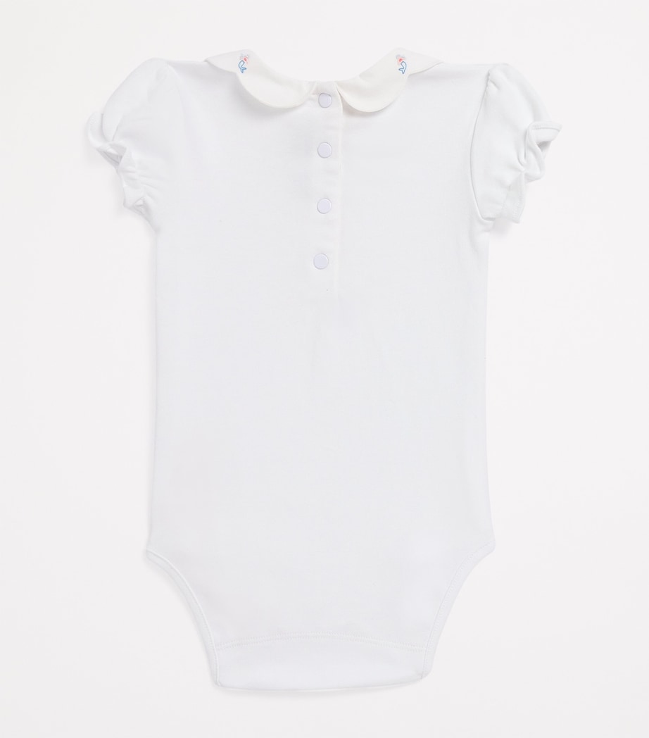 Embroidered All-In-One (3-18 Months) CORAIL Image 2