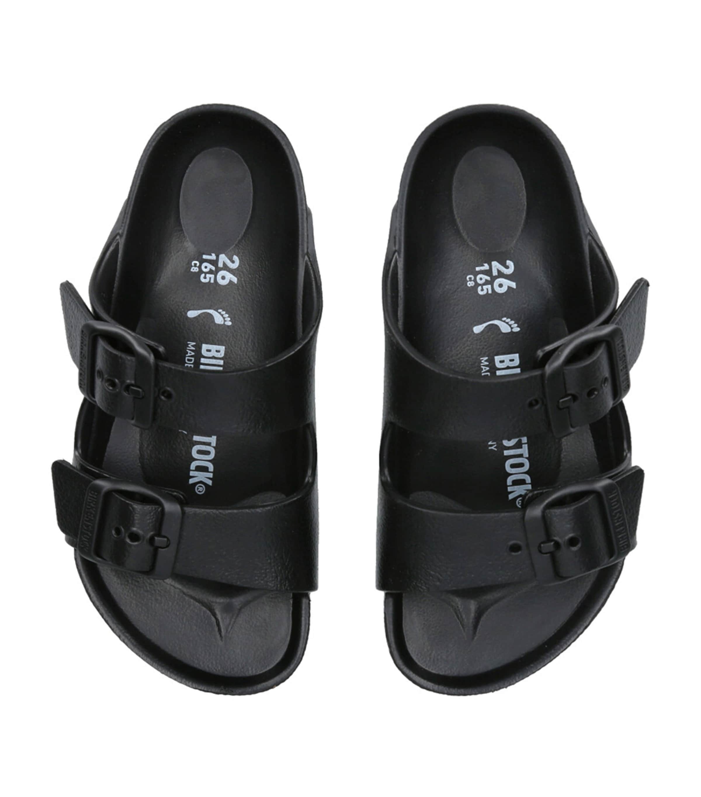 Birkenstock Leather Arizona EVA Sandals Black Image 4