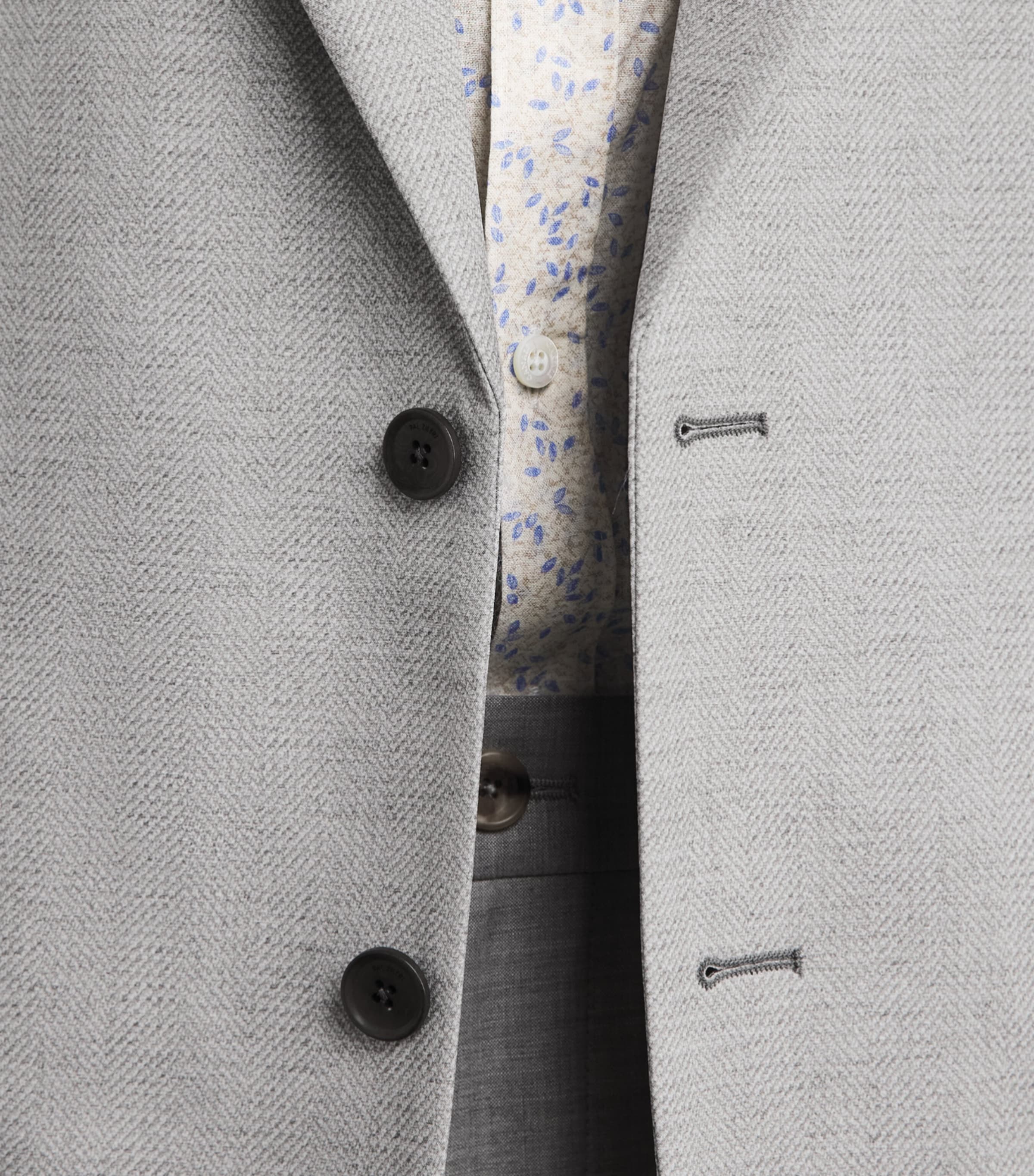 Pal Zileri Mens Active Blazer Light Grey Image 3