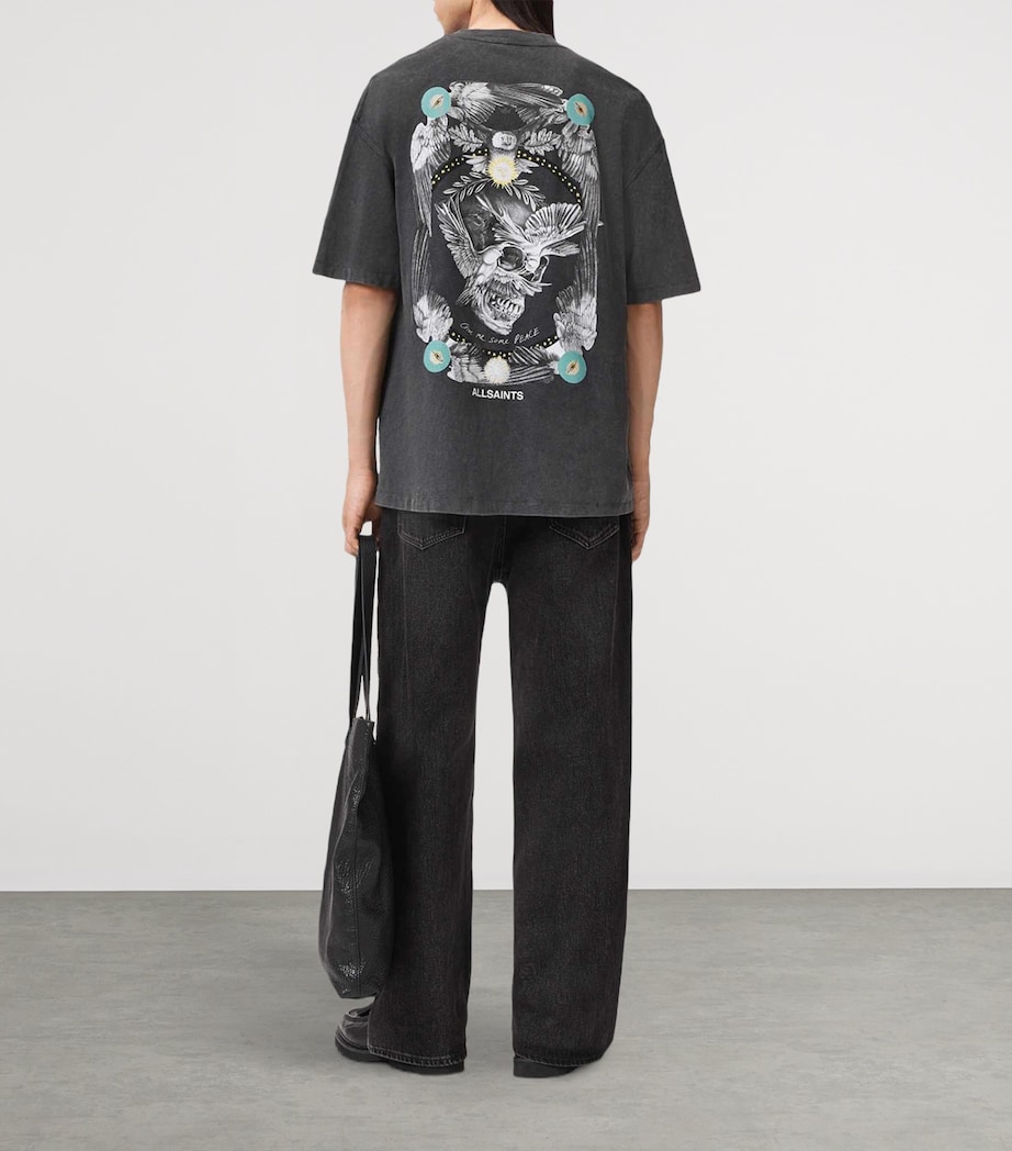 Organic Cotton Mysteries T-Shirt WASHED BLACK Image 4