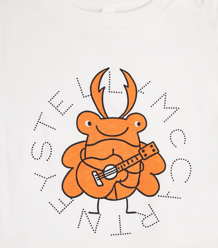 Stella McCartney Kids Cotton Beetle Print T-Shirt (6-36 Months) Image 3