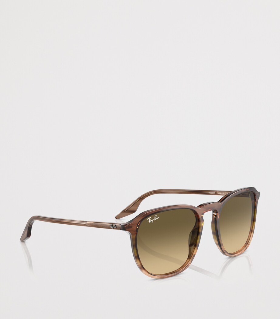 Ray-Ban Acetate Square Sunglasses Brown Image 6