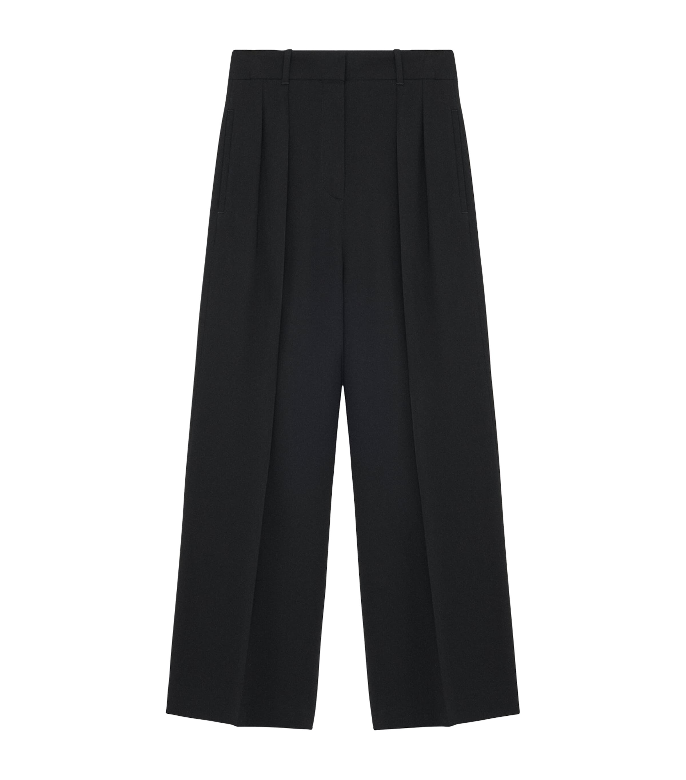 Loewe Pleated Wide-leg Trousers