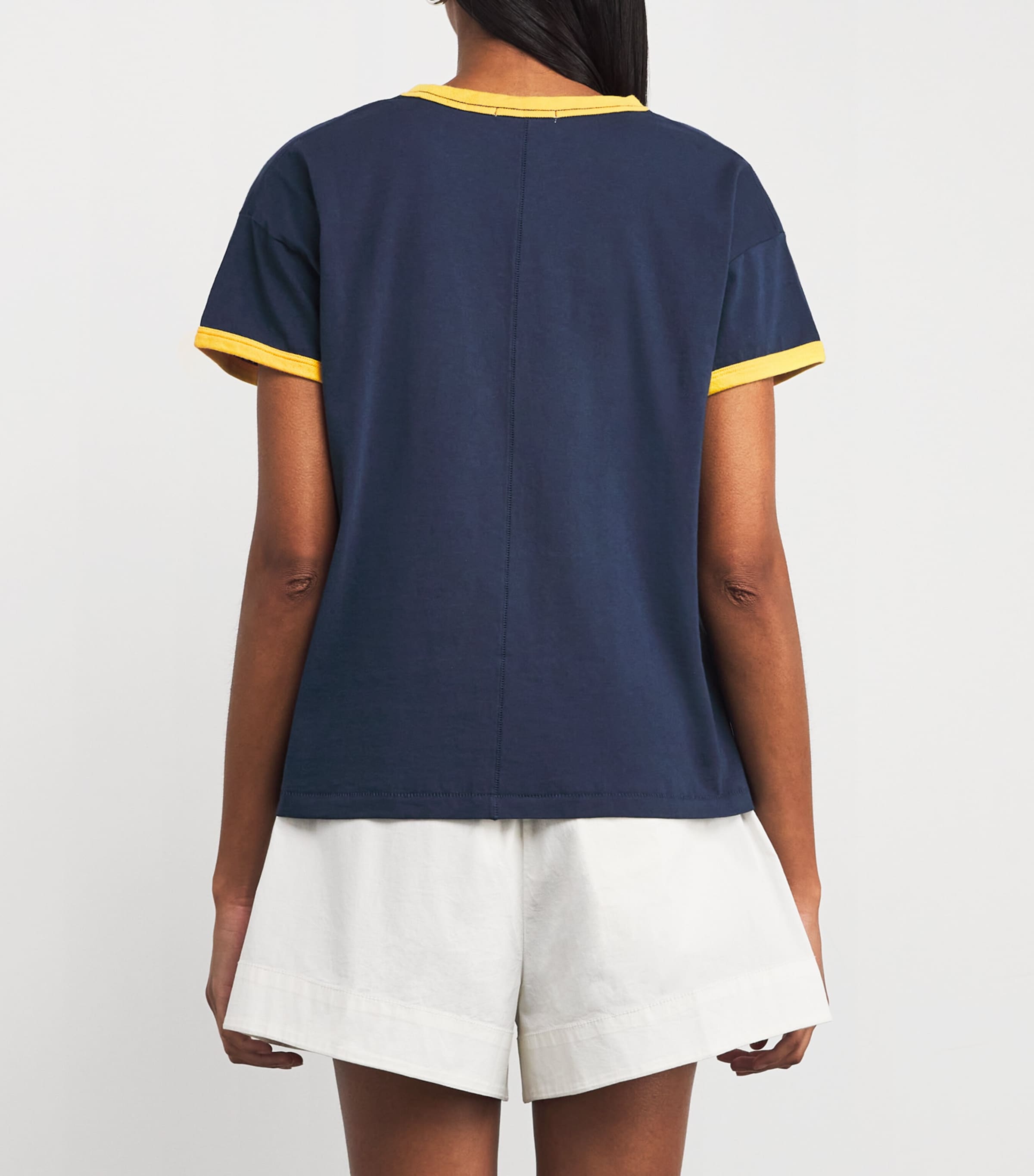 Rag & Bone Navy Cotton Montauk Ringer T-Shirt | Harrods US