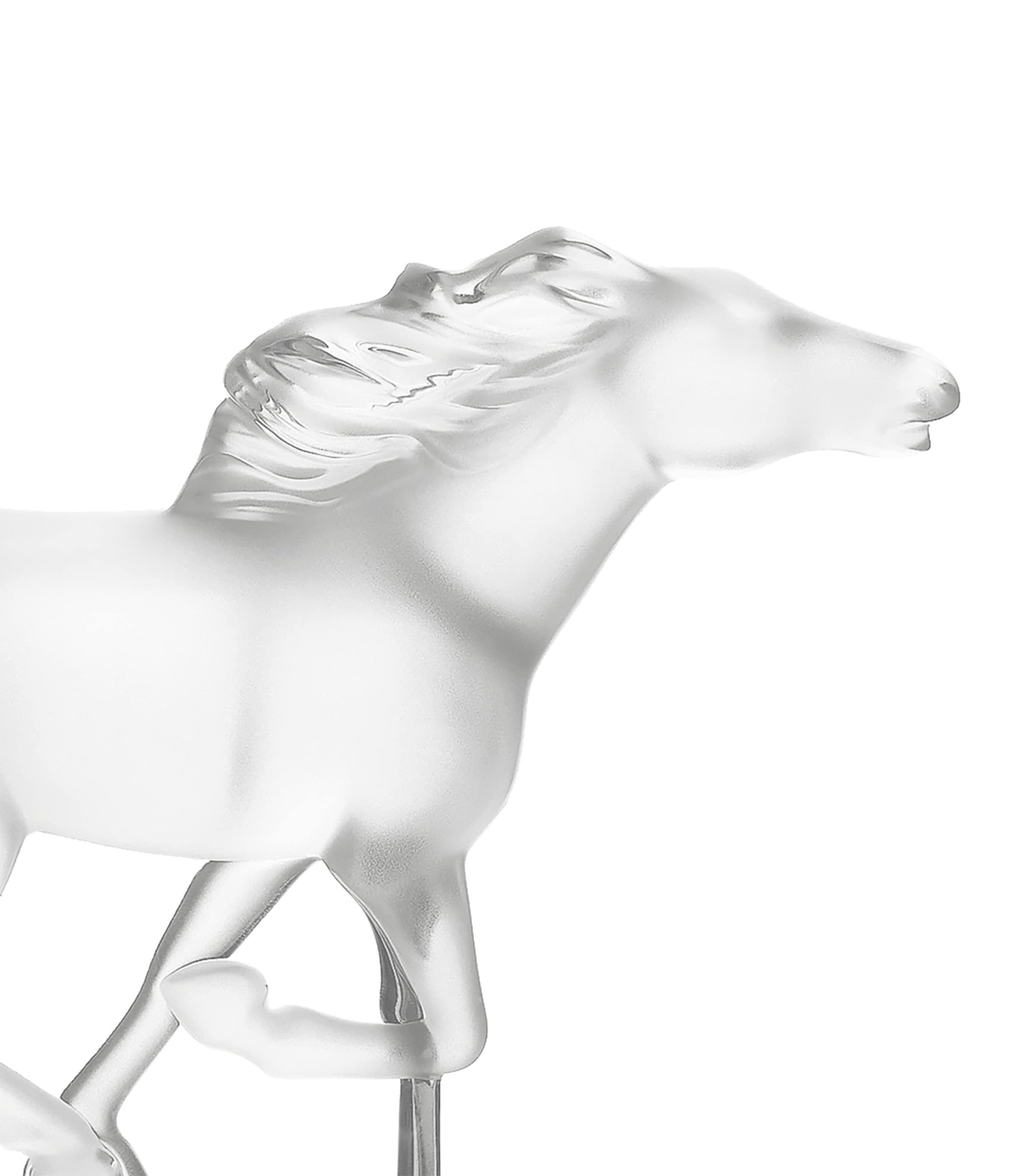 Crystal Kazak Horse Sculpture (11cm) INCOLORE Image 1
