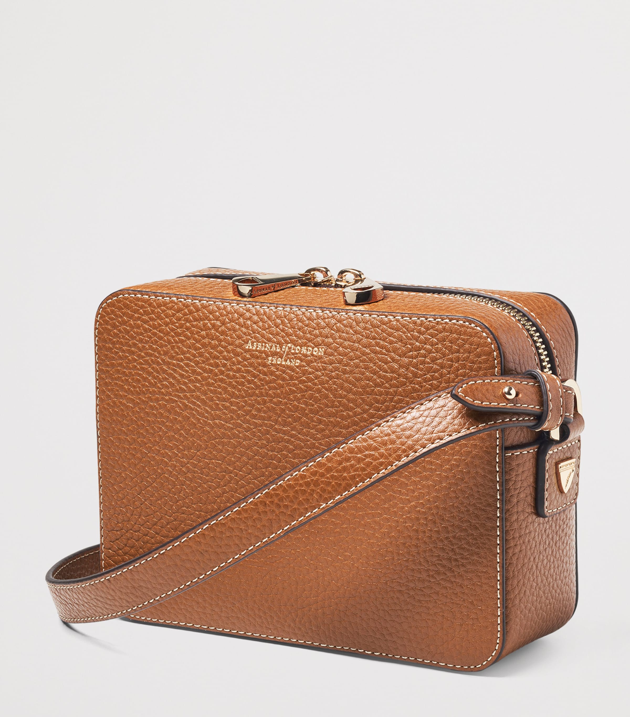 Leather Camera Bag TAN Image 4