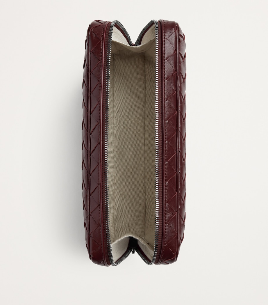 Large Leather Intrecciato Pouch 2128 Image 2