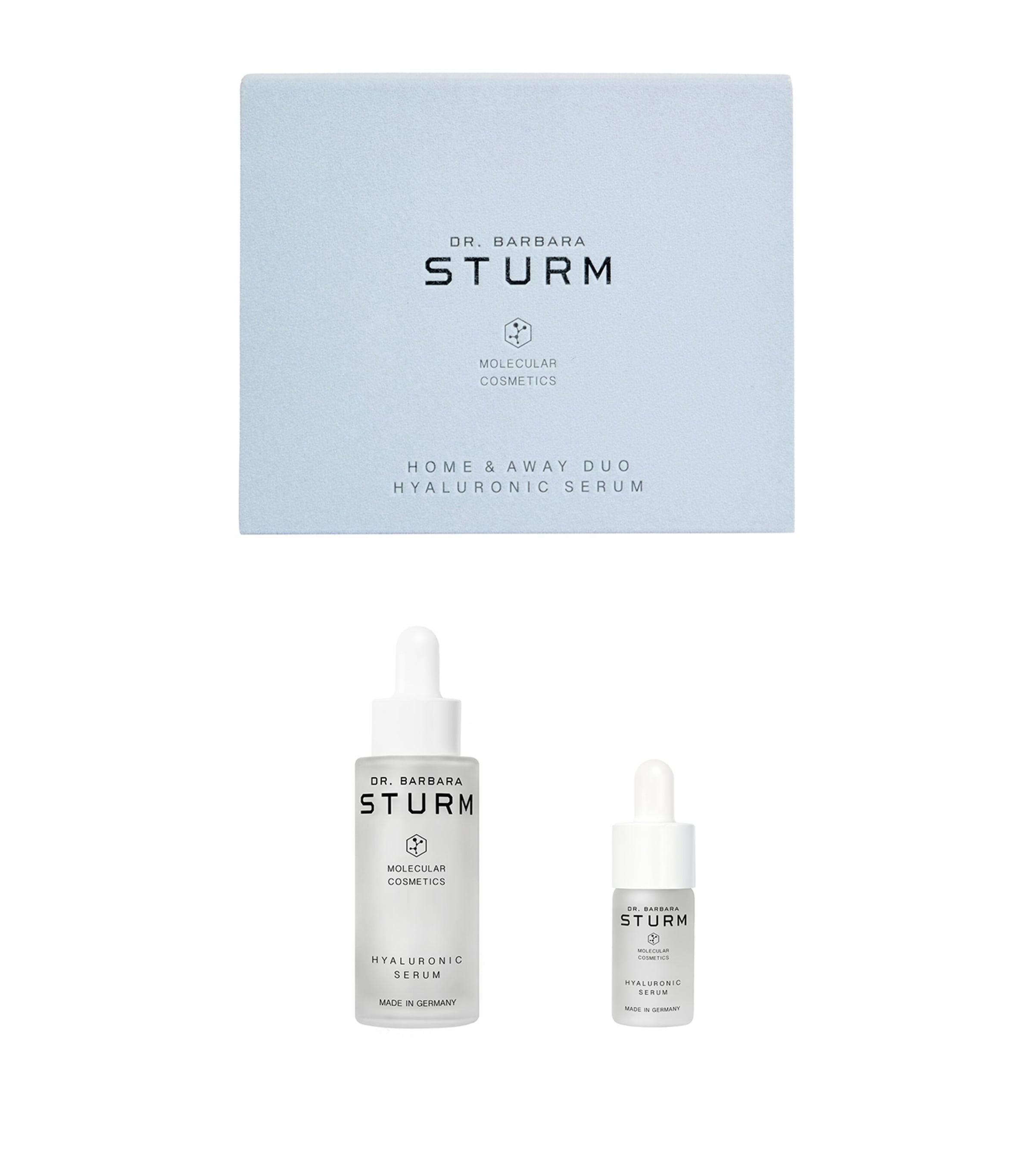 Dr Barbara Sturm Hyaluronic Serum Home & Away Duo Gift Set