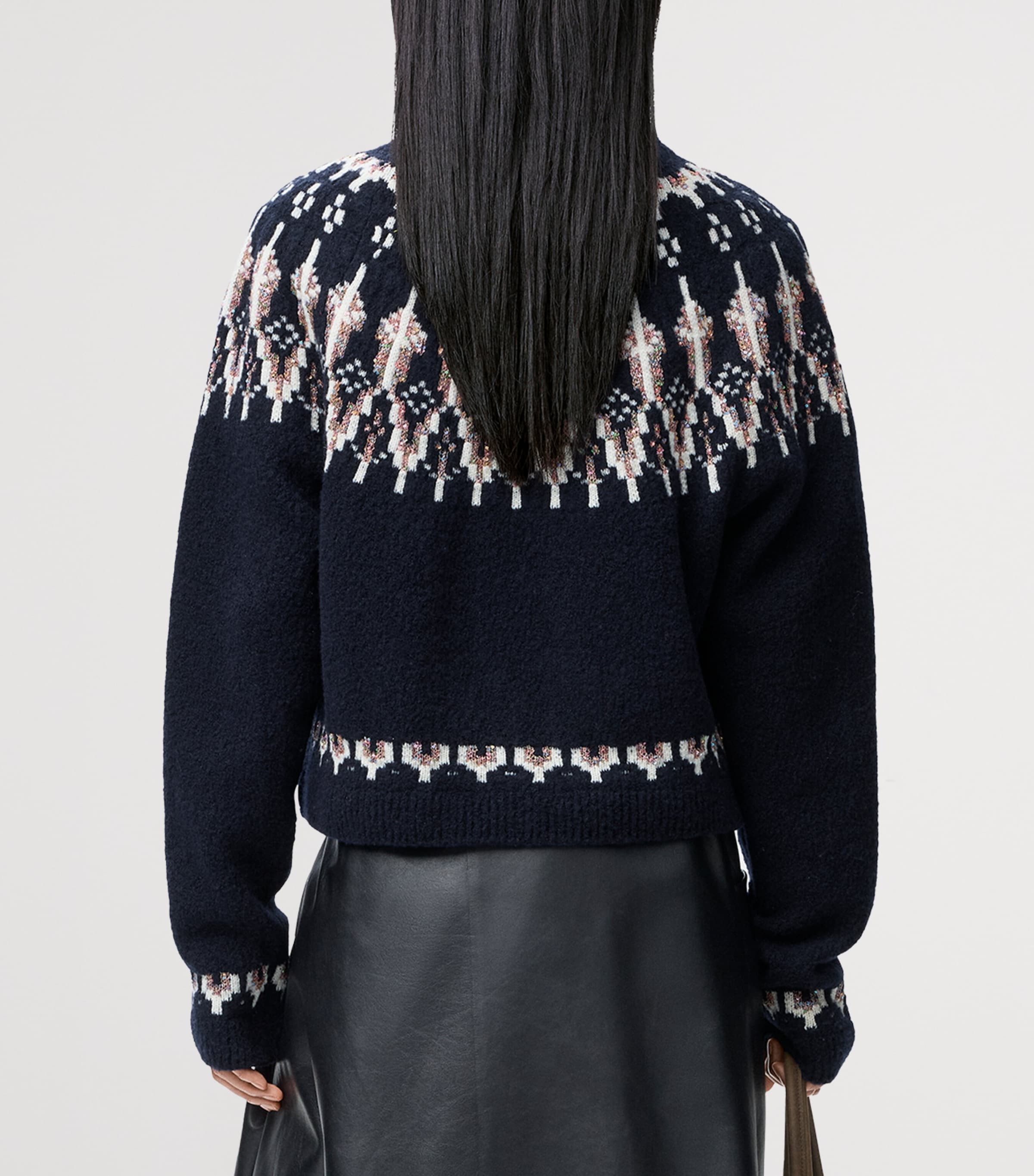 Wool-Blend Fair Isle Sweater NAVY/MULTICOLOR Image 4