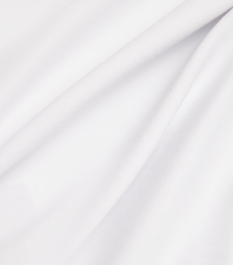 Studio Cut-Out Crop Top WHITE Image 5