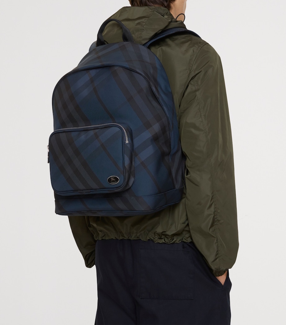Check Grid Backpack NAVY Image 2