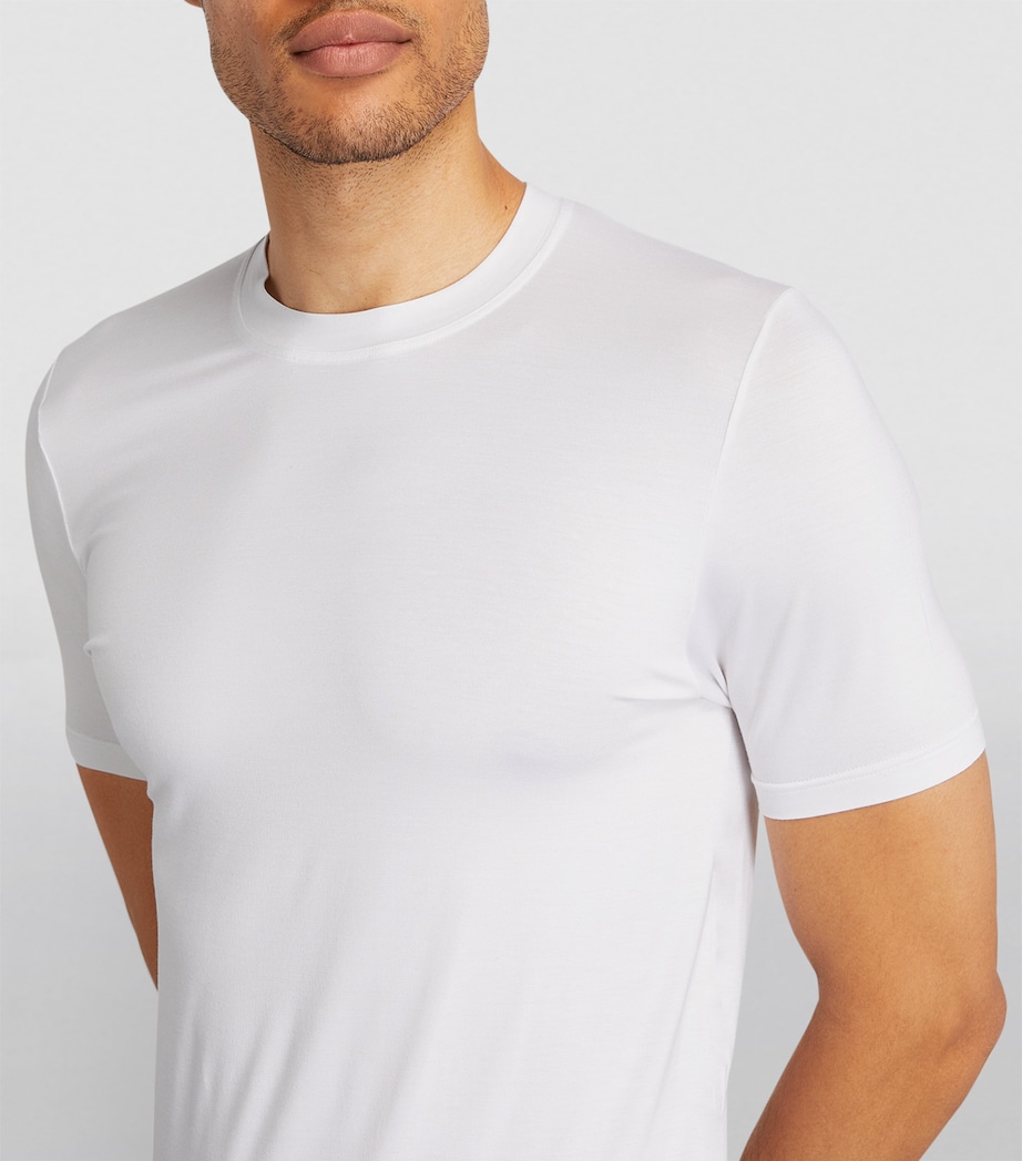 Stretch-Modal Pureness T-Shirt 01 WHITE Image 6