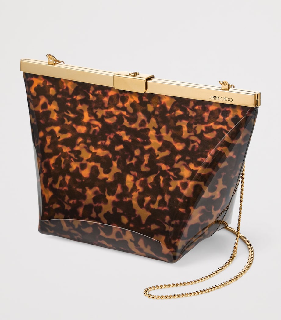 Jimmy Choo Tortoiseshell Ganache Clutch Bag Tortoiseshell Image 3