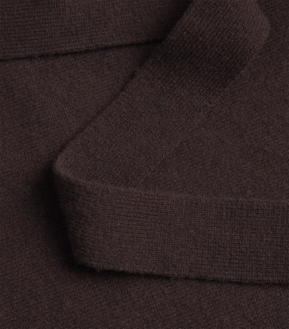 Yves Salomon Womens Merino Wool Belted Sweater Image 6