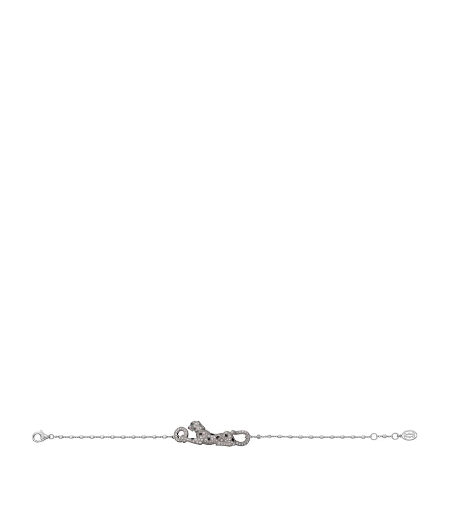 White Gold, Diamond and Emerald Panthère de Cartier Bracelet WHITE GOLD Image 1