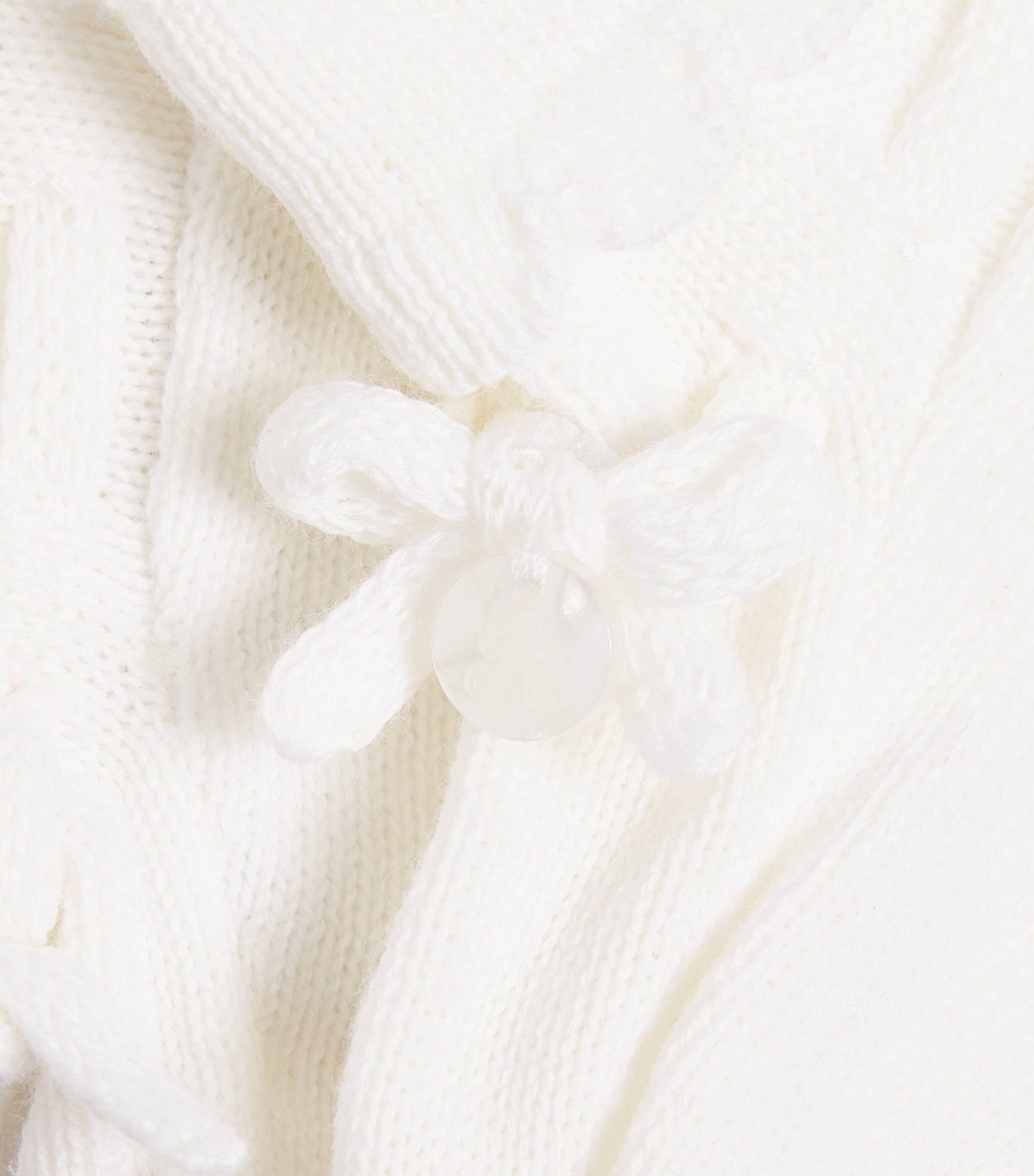 Cotton Knitted Booties 13NACRE Image 2