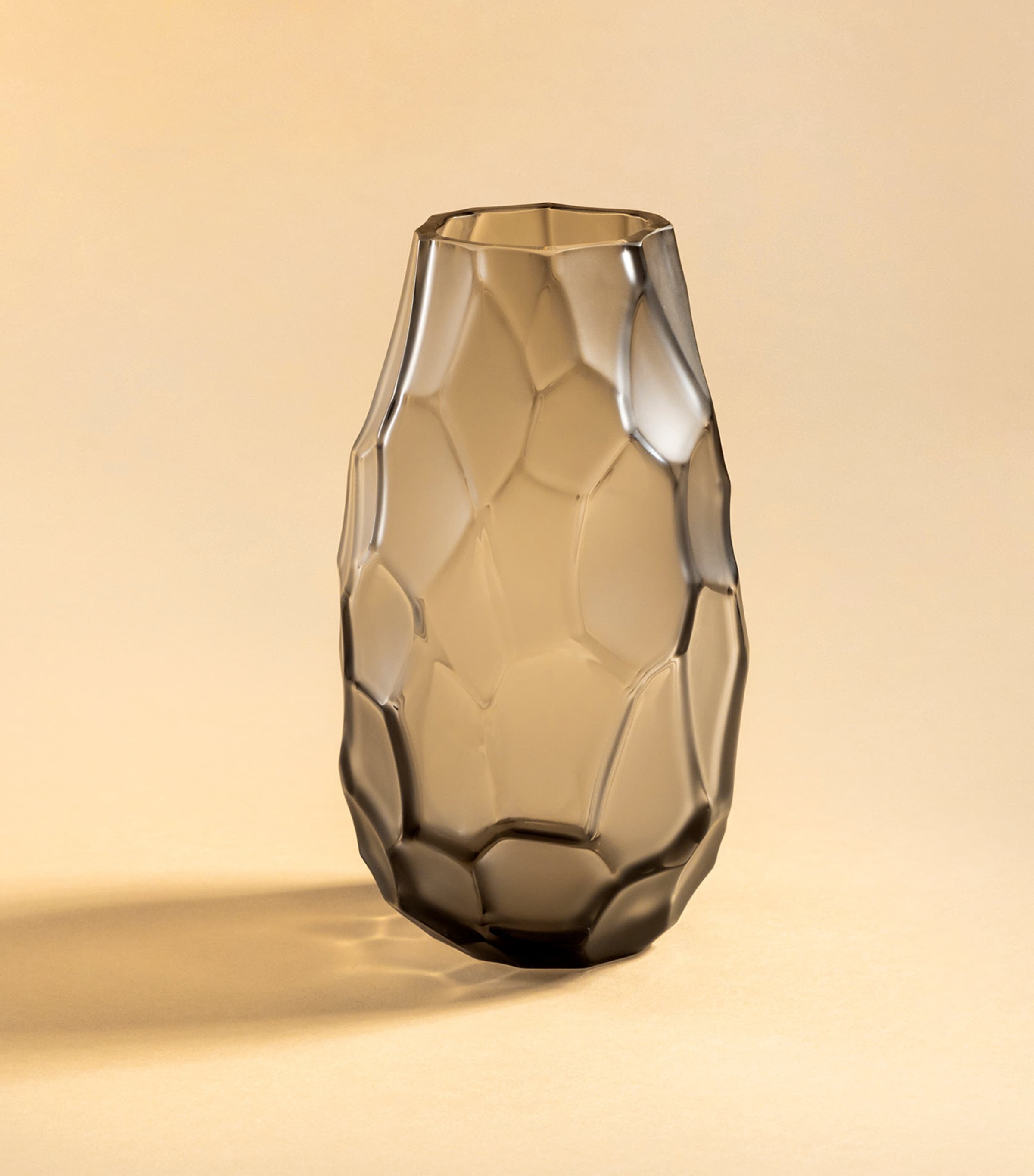 Small Crystal Silex Vase (14cm) GRIS Image 2