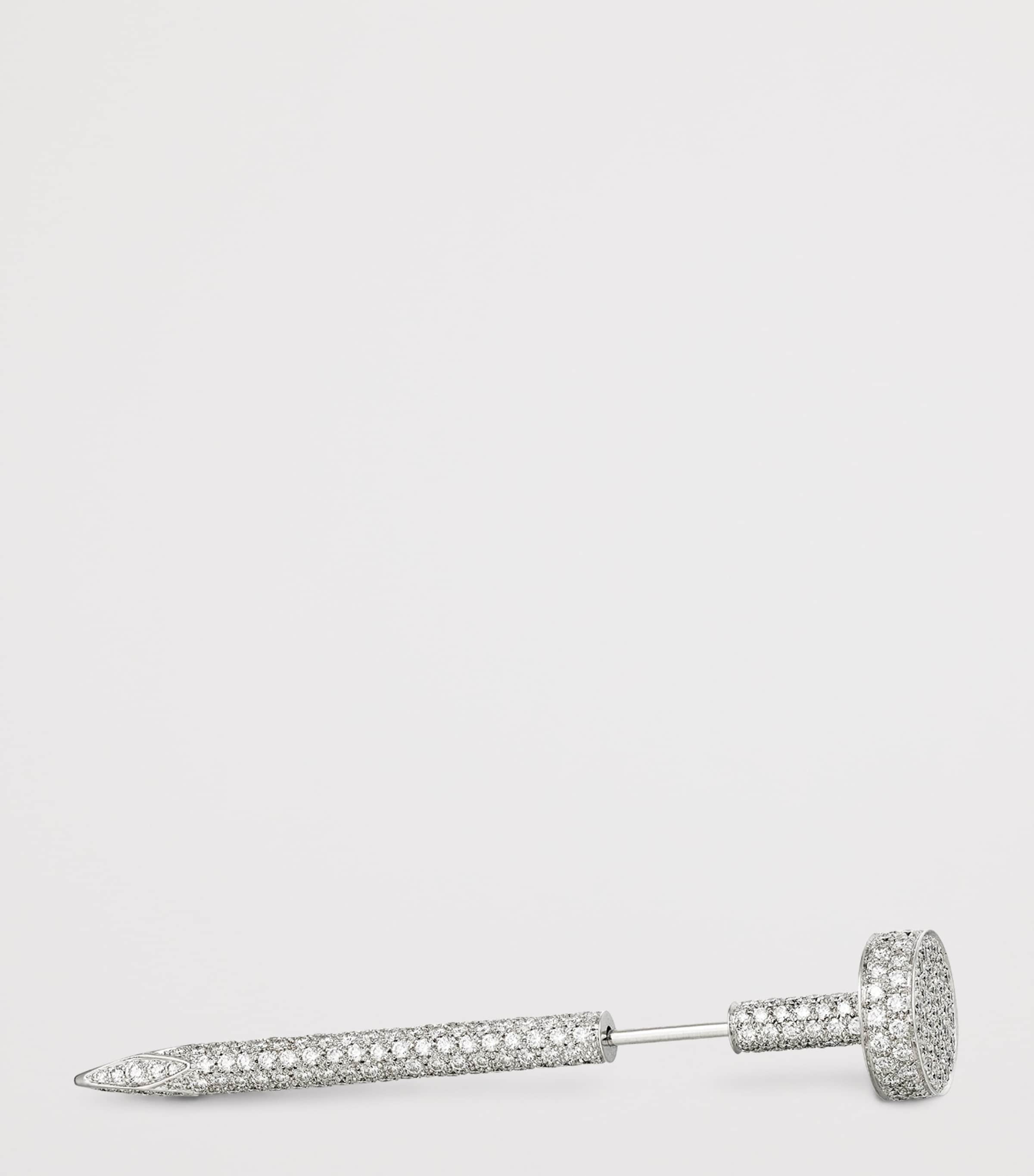 Cartier White Gold and Diamond Juste un Clou Tie Pin White Gold Image 4