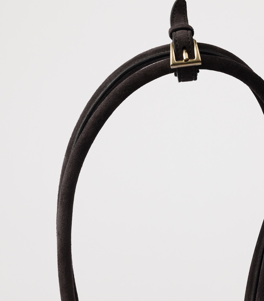 Medium Suede Bonnie Shoulder Bag F0308 Image 6