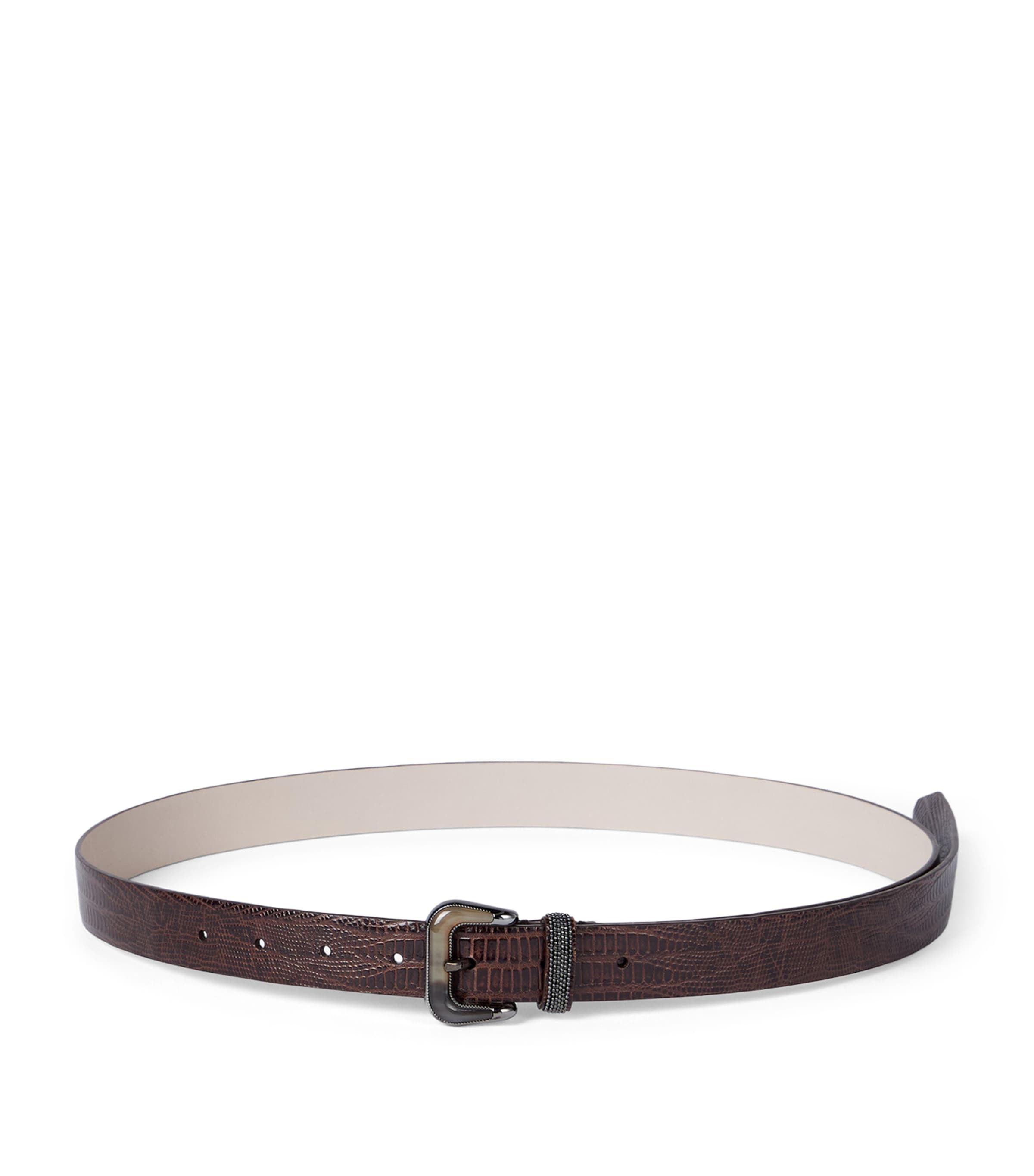 Embossed Leather Belt C8279 Image 1