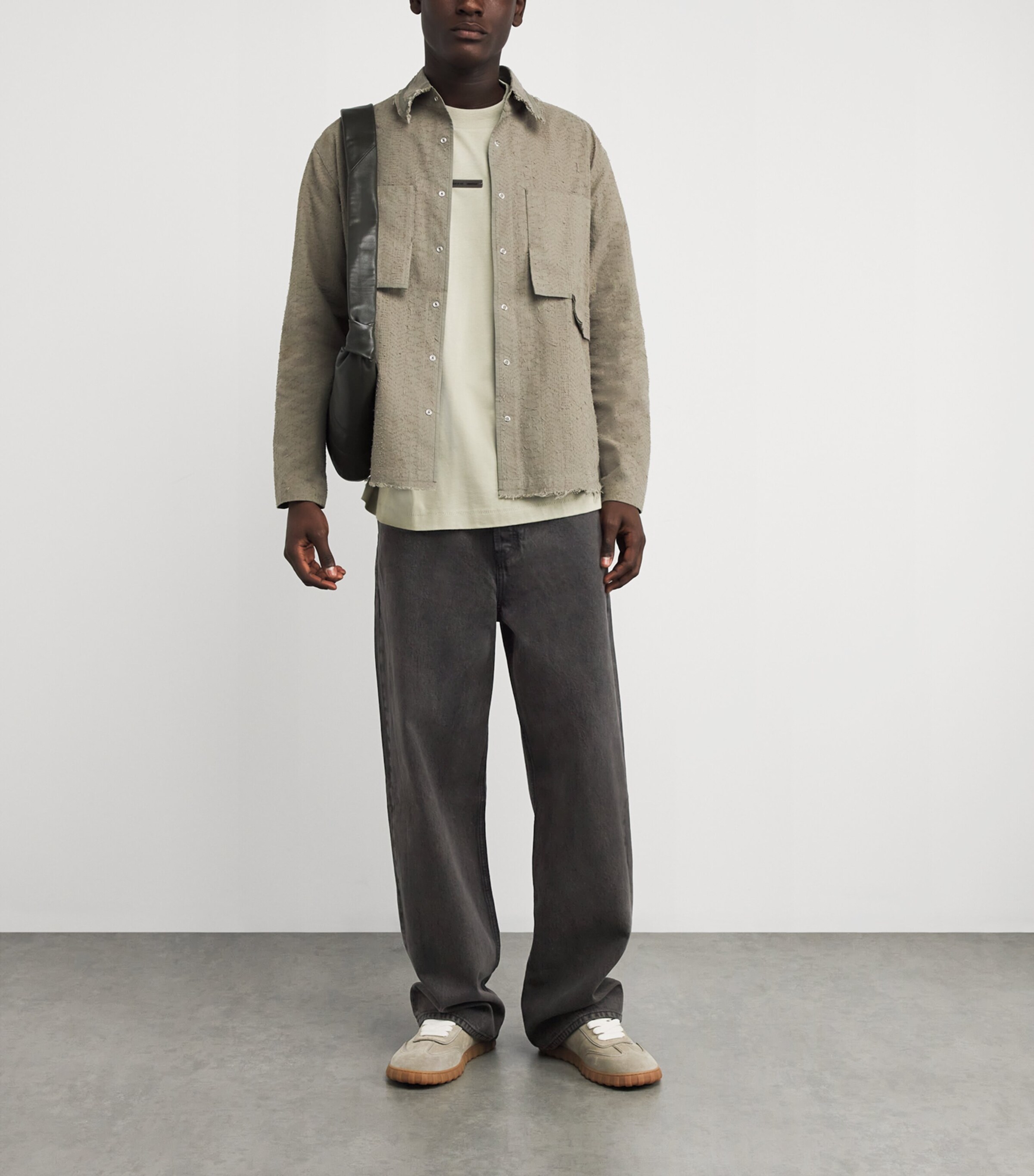 FRAME Mens Baggy Jeans Bnzt Image 2