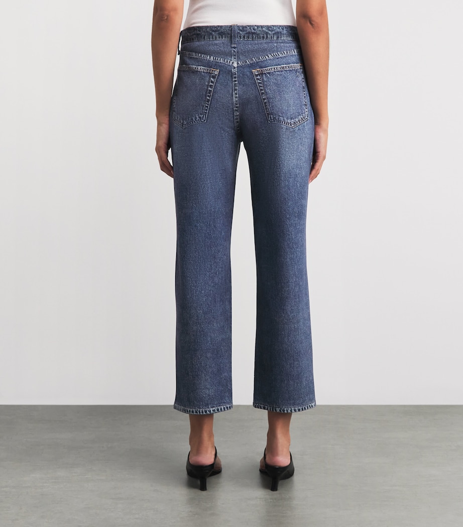 Rag & Bone Womens Miramar Harlow Straight Jeans Kimbr Image 5