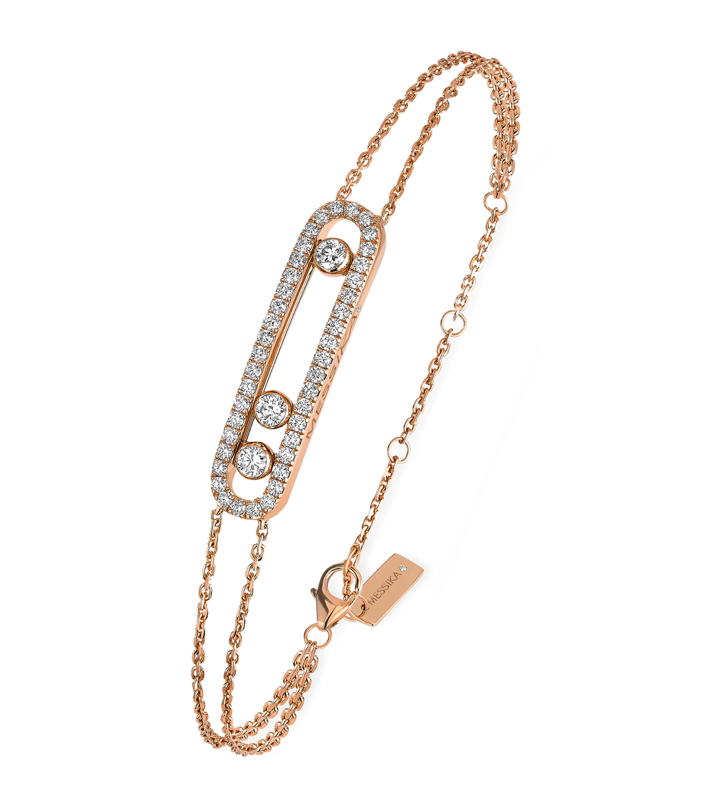 Messika Rose Gold And Diamond Move Classique Bracelet
