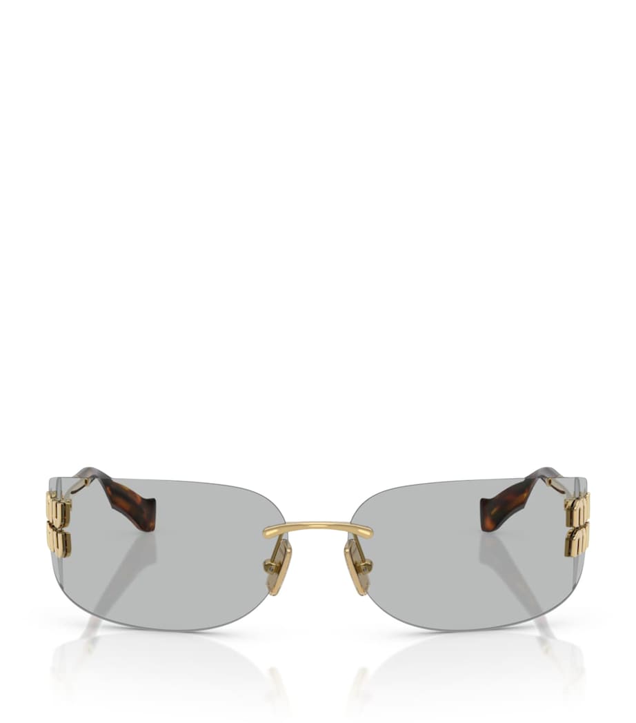 Metal Frameless Sunglasses 5AK50K Image 1