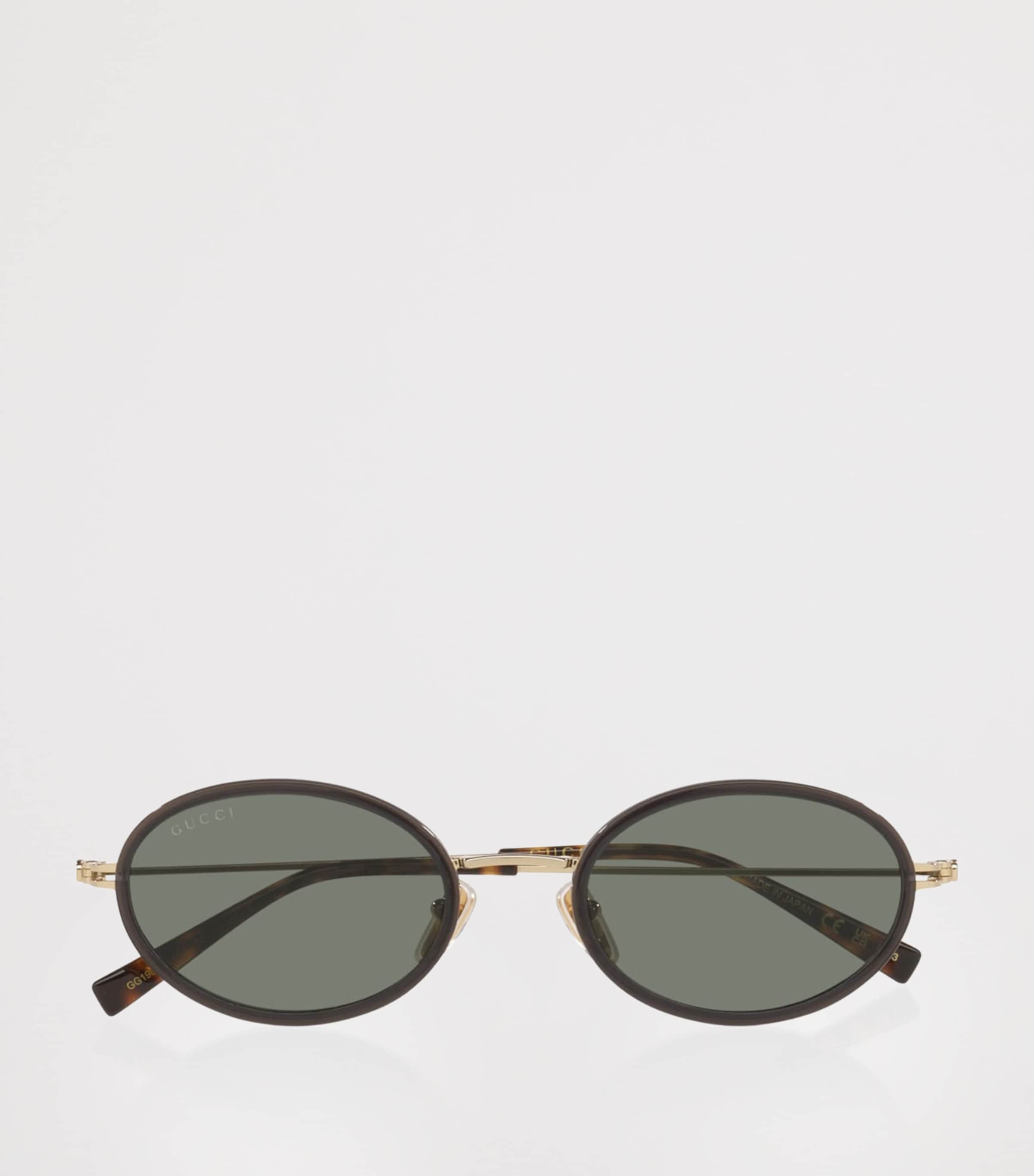 Gucci Oval Sunglasses Grey Image 5