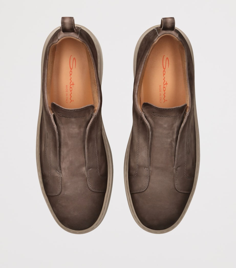 Leather Clean Icon Victory Sneakers BEIGE Image 4