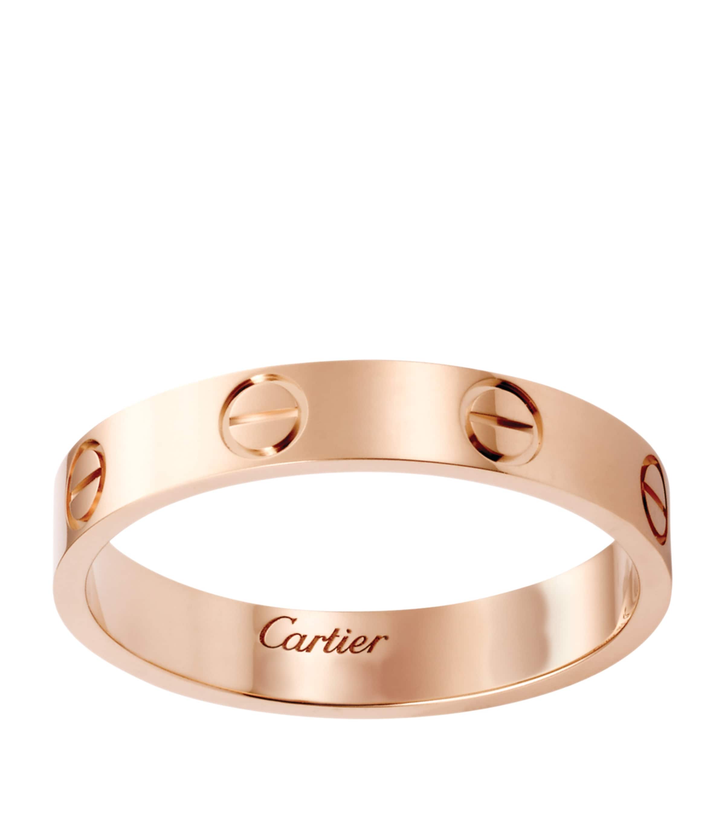 Rose Gold LOVE Wedding Band MULTI Image 1