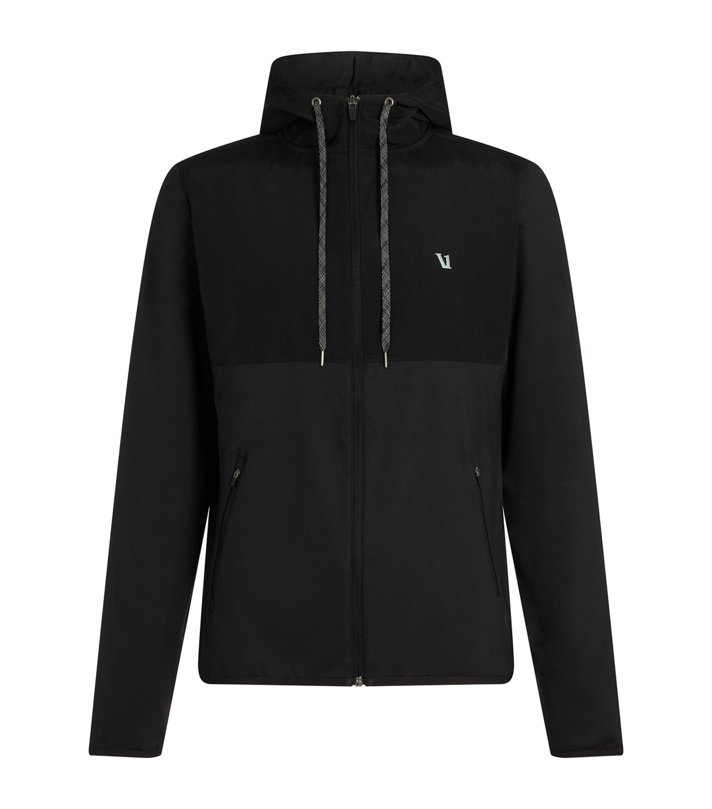 Vuori Sunday Element Hooded Jacket In Black