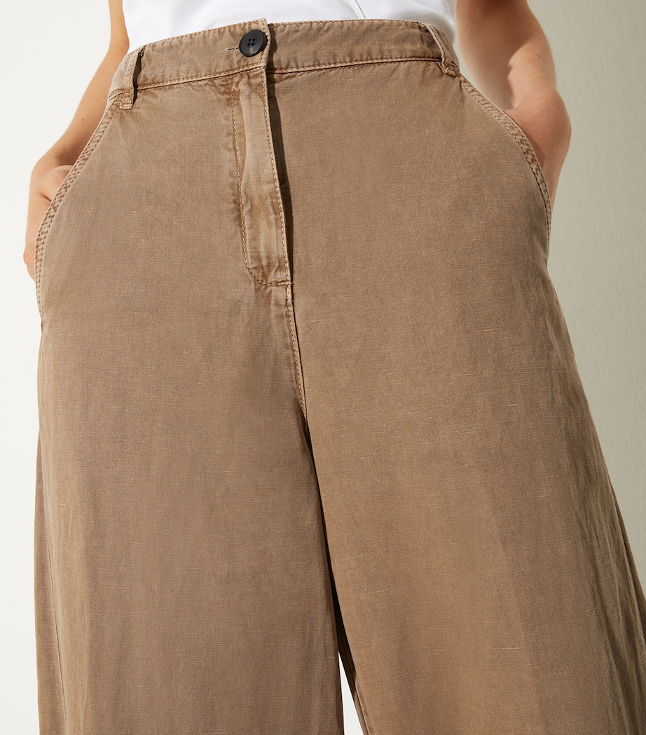 MAX&Co. Womens Twill Trousers Cocoa Image 5