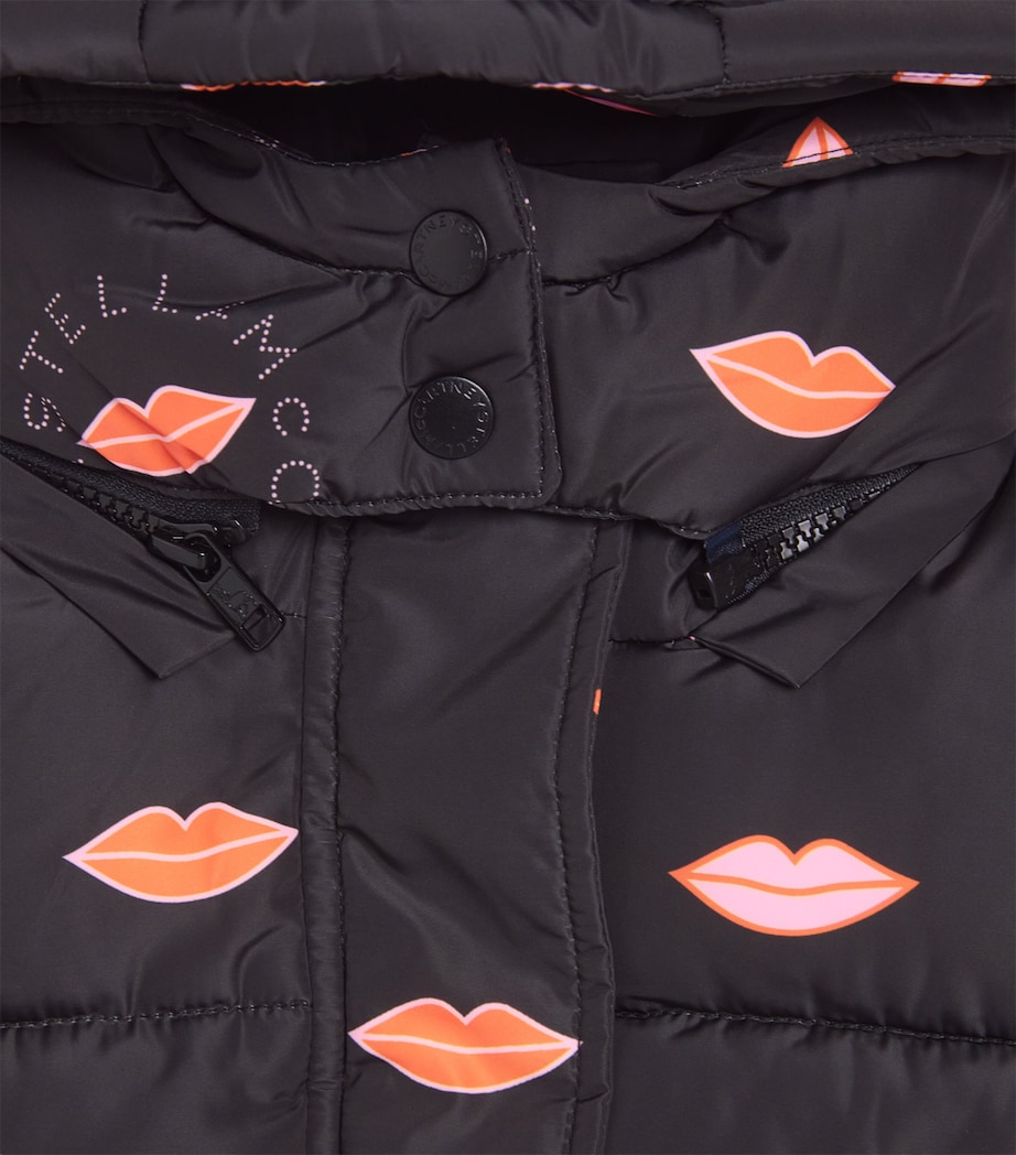 Lips Padded Jacket (2-14+ Years) 930MCBLACK/COLOURFUL Image 3