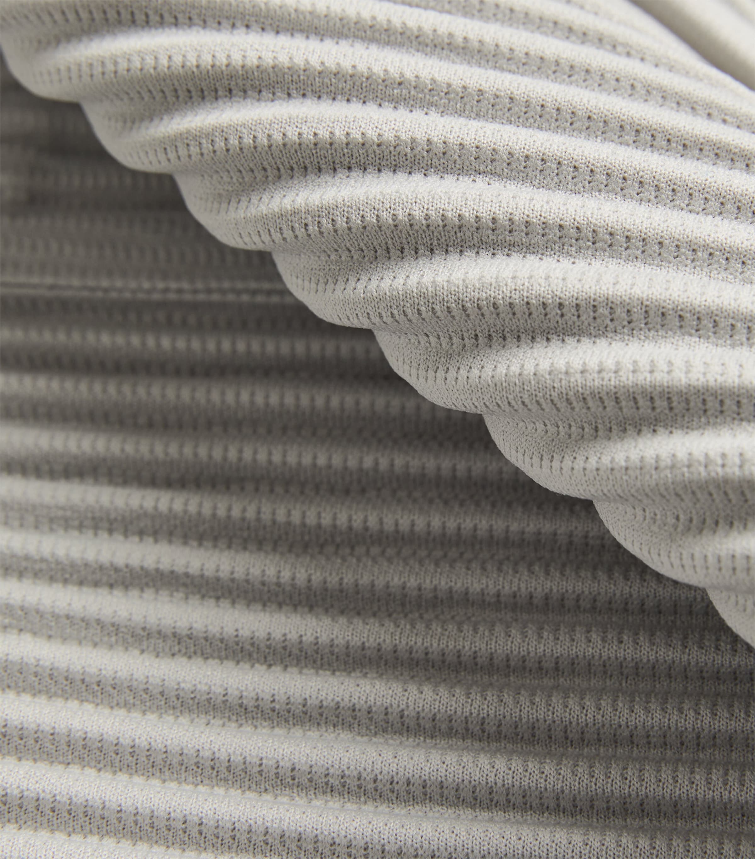 Pleated Polo Shirt 11 LIGHT GRAY Image 5